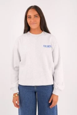 Lee Independent Baggy Sweat White Marle