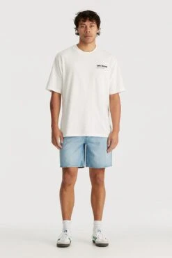 Lee L-Four Baggy Short Emerge Indigo -Lee Outlet L Four Baggy Short Emerge Indigo f1jpg