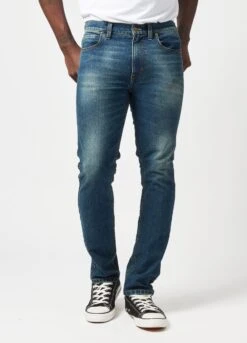 Lee Detroit Slim Tapered Leg Denim - Stonewash(Detroit Denim Stonewash 41411801)