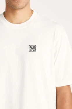 Lee Limited Baggy Tee Vintage White -Lee Outlet Lee Limited Baggy Tee Vintage White f1jpg