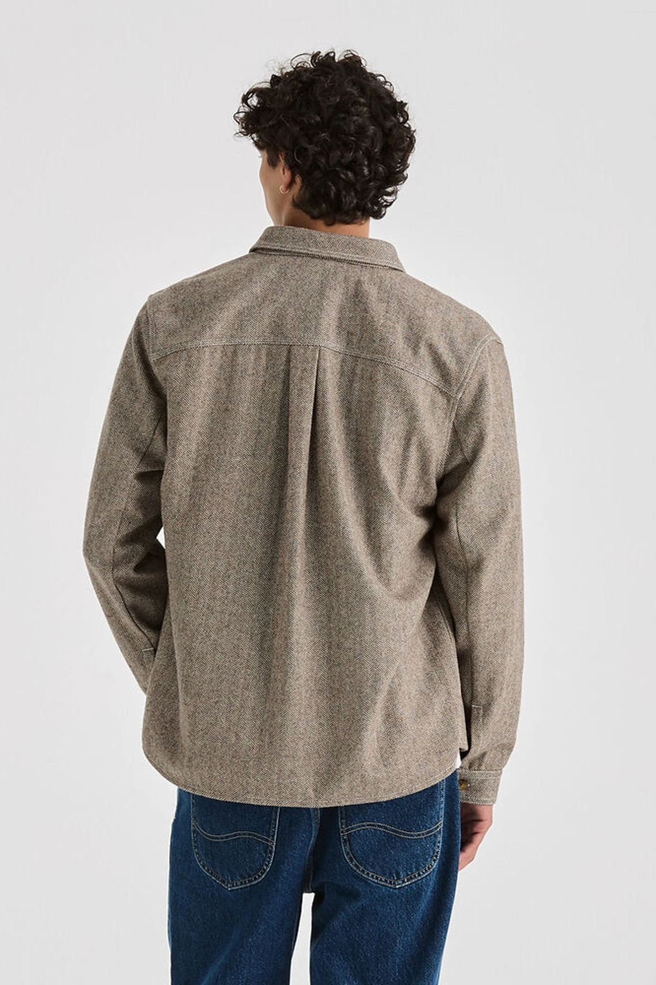 Lee Worker Long Sleeve Shirt Herringbone 4 Lee Worker Long Sleeve Shirt Herringbone - Image 2