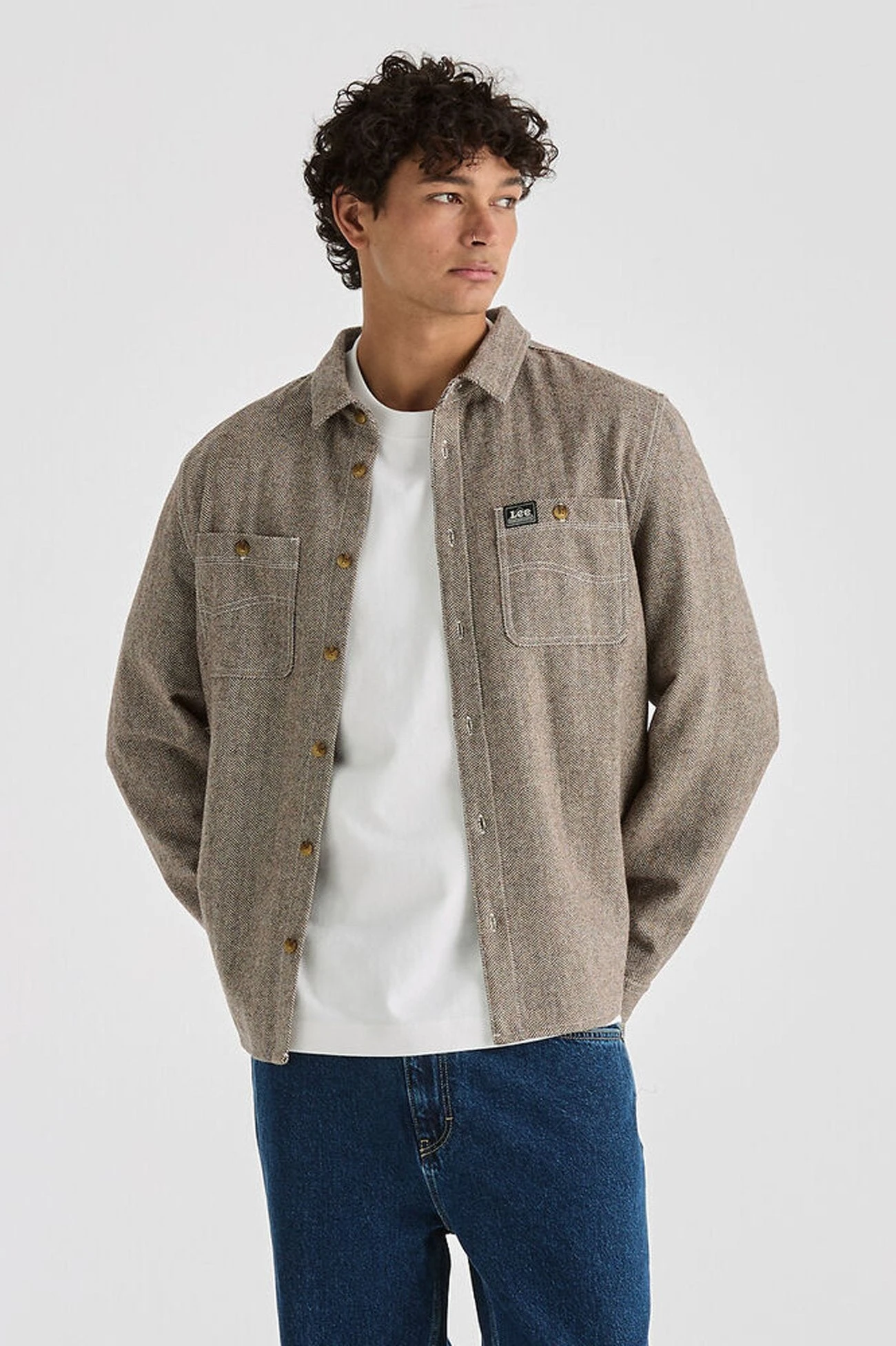 Lee Worker Long Sleeve Shirt Herringbone 3 Lee Worker Long Sleeve Shirt Herringbone
