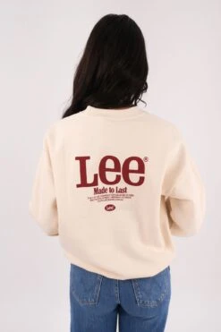 Made Lee Baggy Sweat Soft Ecru -Lee Outlet Made Lee Baggy Sweat Soft Ecru b