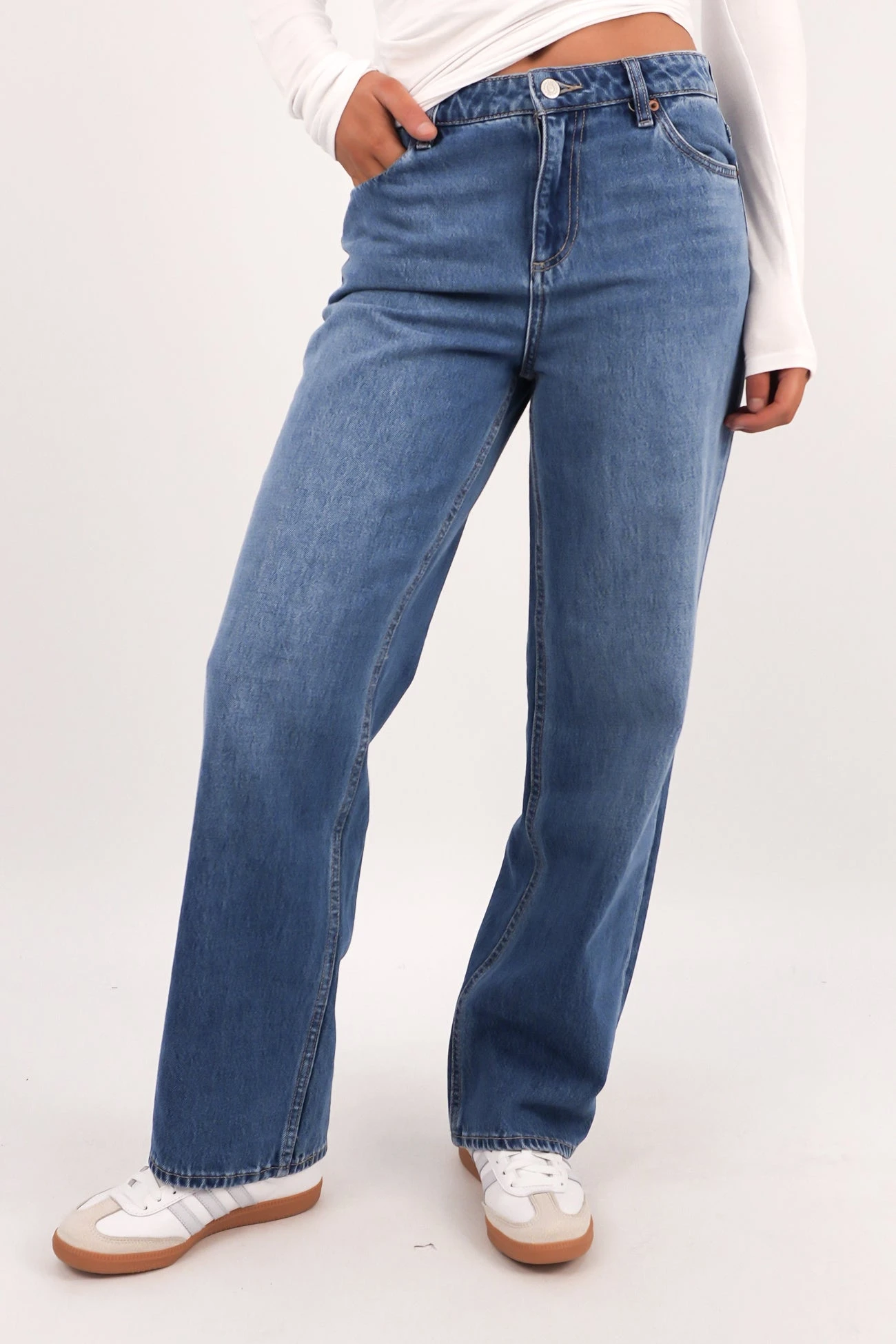 Lee Mid Baggy Jean Arcadia Blue Petite 4 Lee Mid Baggy Jean Arcadia Blue Petite - Image 2