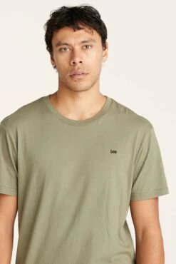 No Brainer Lee Tee Khaki -Lee Outlet No Brainer Lee Tee Khaki f2jpg