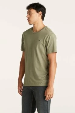 No Brainer Lee Tee Khaki -Lee Outlet No Brainer Lee Tee Khaki sjpg