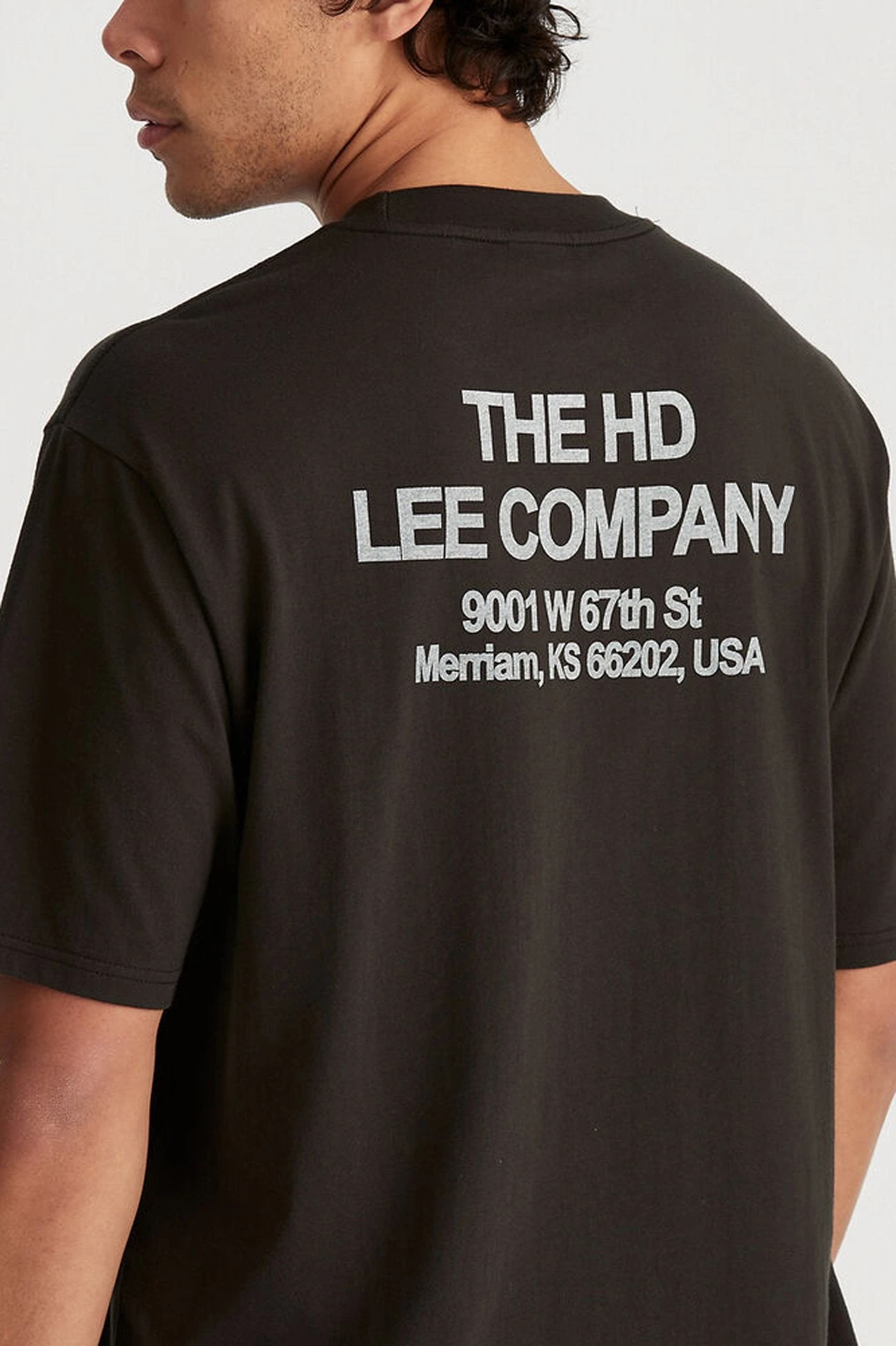 Lee Work Clothes Baggy Tee Worn Black 6 Lee Work Clothes Baggy Tee Worn Black - Image 4