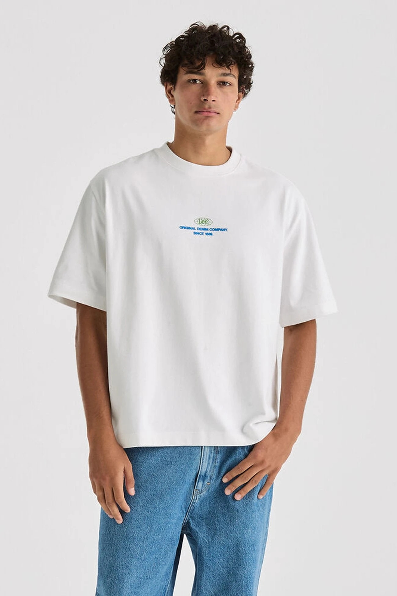 Lee Worldwide Boxcutter Tee White 3 Lee Worldwide Boxcutter Tee White